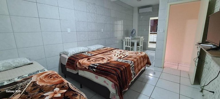 Loft no Centro com Cozinha Compacta, Netflix e Ar