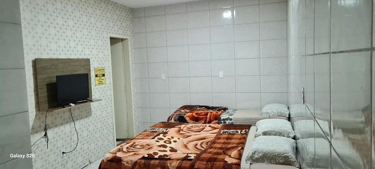 Loft no Centro com Cozinha Compacta, Netflix e Ar