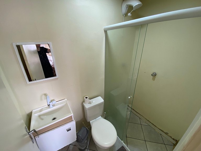 Loft no Centro com Ar. cond, Netflix e cozinha