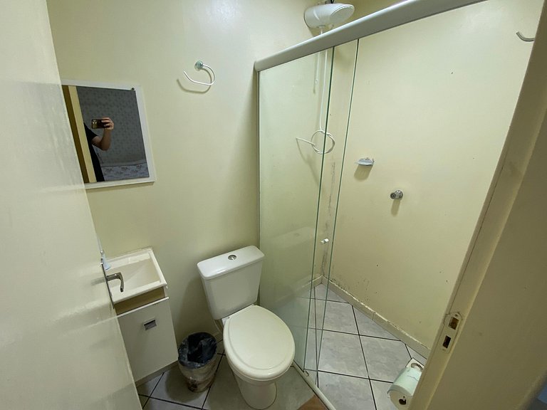 Loft no Centro com cozinha compacta, Netflix e ar cond.